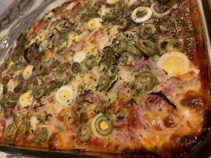 Pizza Low-carb 2 (“massa” de ovos)